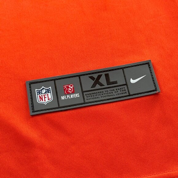 Caleb Williams Chicago Bears Autographed Orange Nike Limited Jersey - Picture 2 of 6